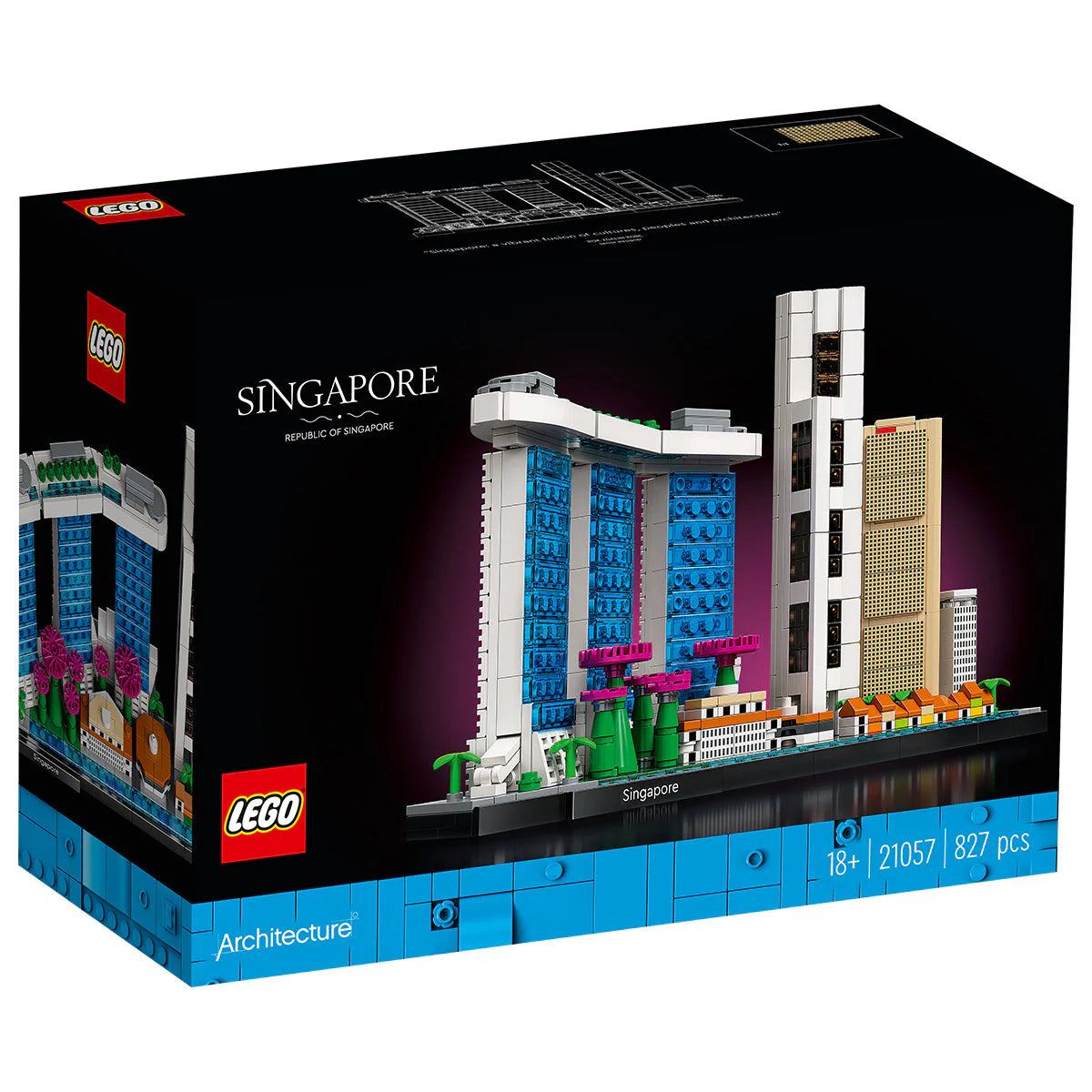 LEGO® Architecture - Singapore 21057, 827 de piese