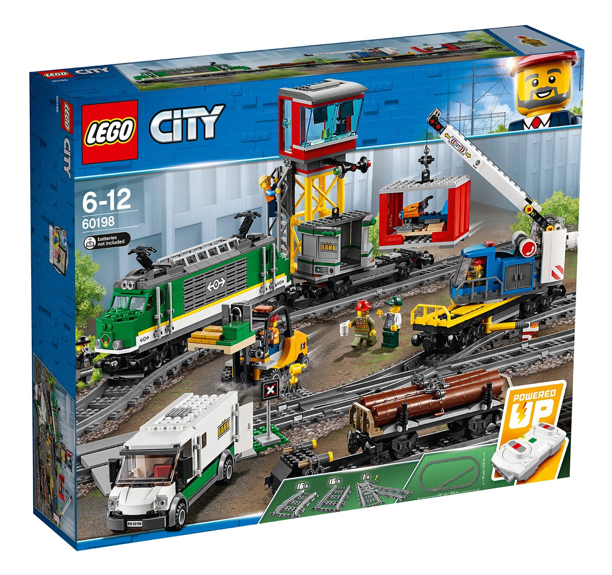 LEGO® City Tren de marfă 60198, 1226 de piese