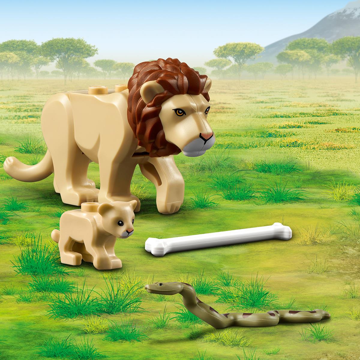 LEGO® City - Jeep de salvare a faunei sălbatice off-road 60301, 157 de piese