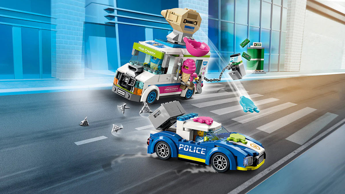 LEGO® City - Urmărirea poliției cu duba înghețatei 60314, 317 piese