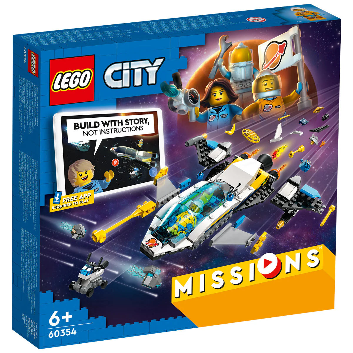 LEGO® City - Misiuni spațiale de explorare a planetei Marte 60354, 298 de piese