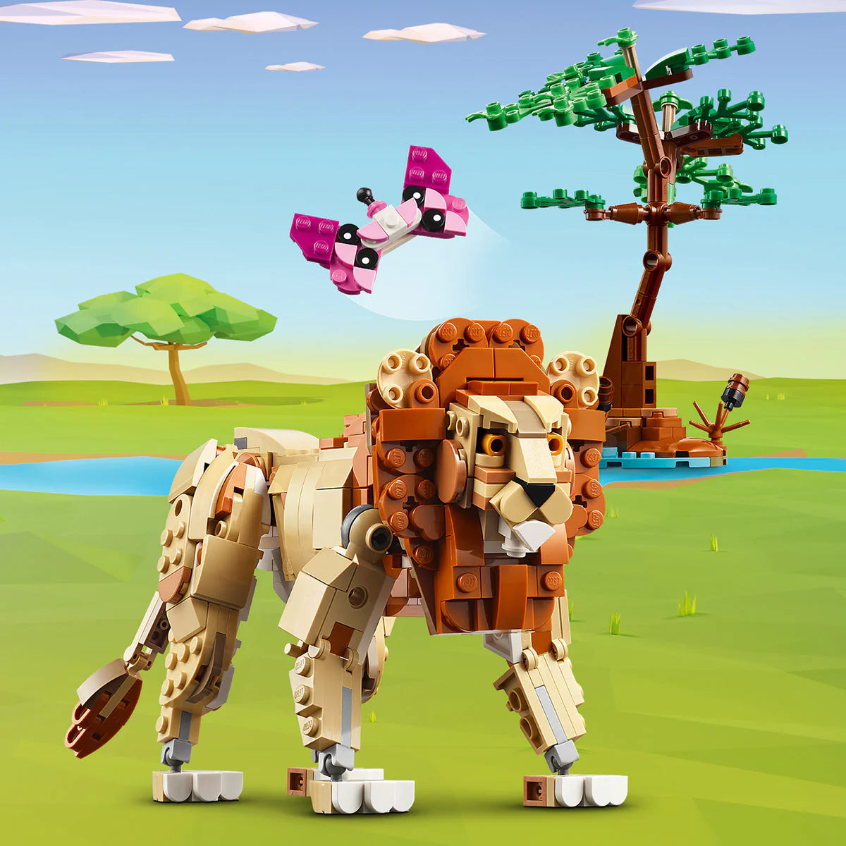 LEGO® Creator 3 în 1 - Safari cu animale sălbatice 31150, 780 de piese
