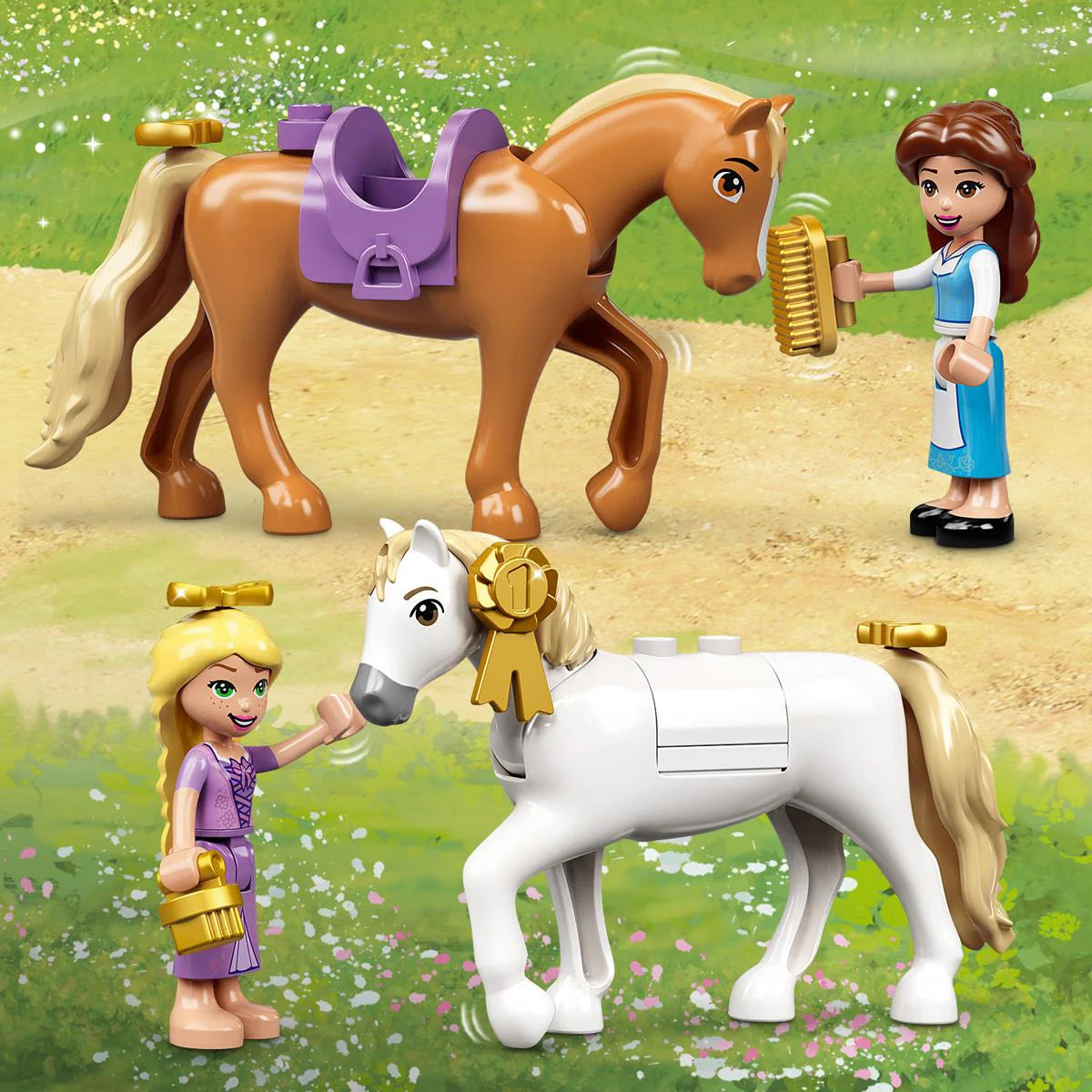 LEGO® Disney Princess - Grajdurile regale ale Bellei și Rapunzel 43195, 239 de piese
