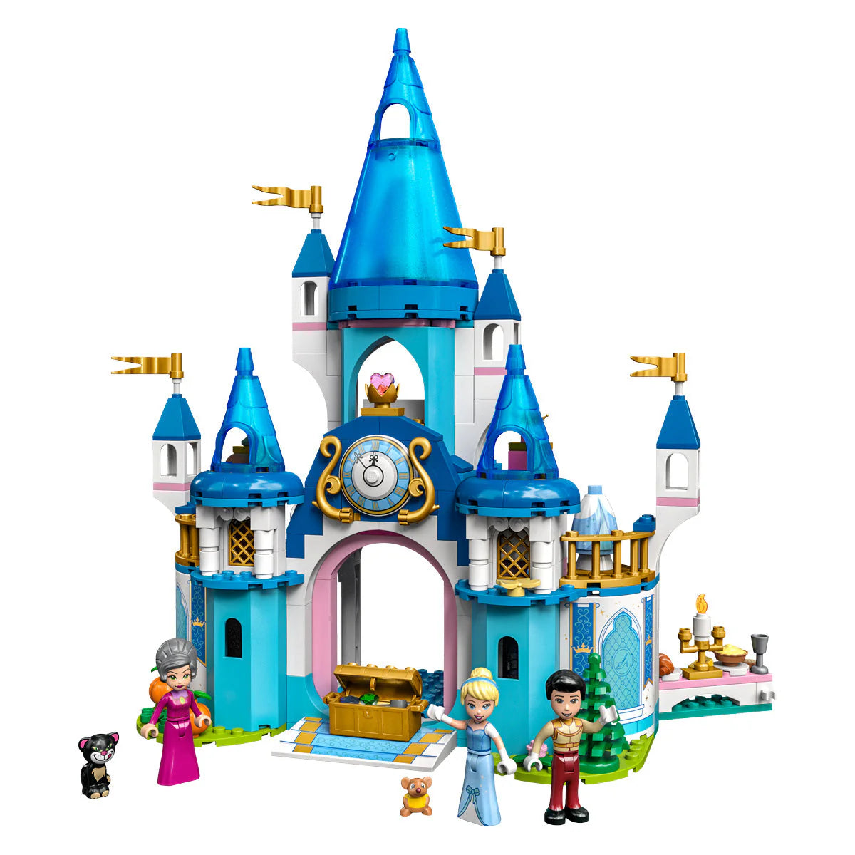 LEGO® Disney - Castelul Cenușăresei și al Prințului Fermecător 43206, 365 de piese