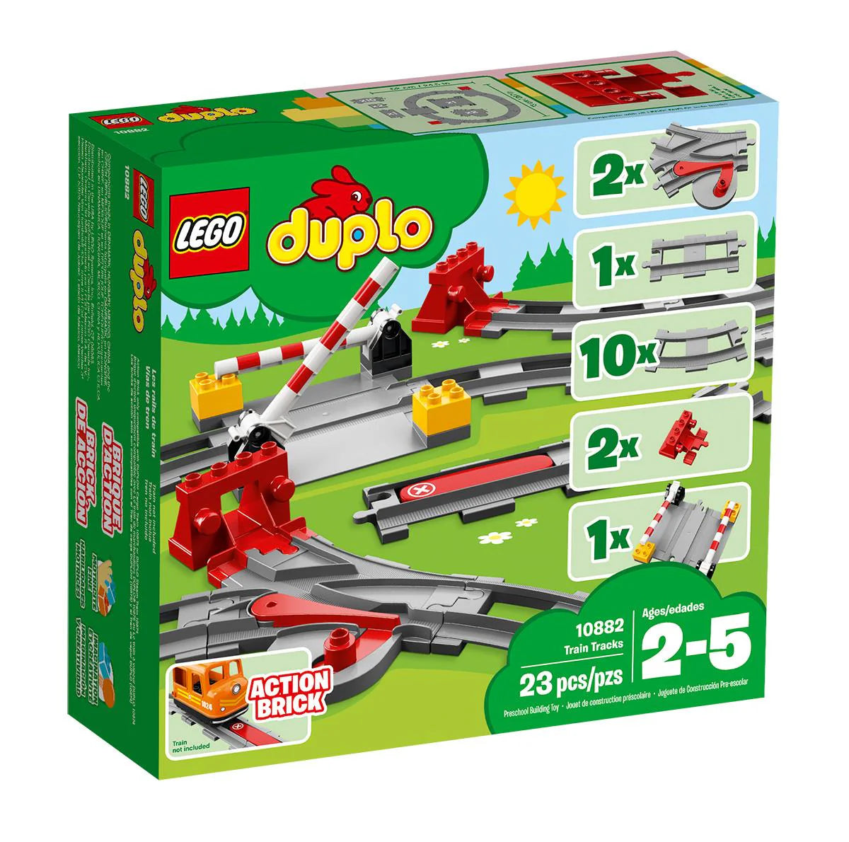 Pistă LEGO® DUPLO® 10882, 23 de piese