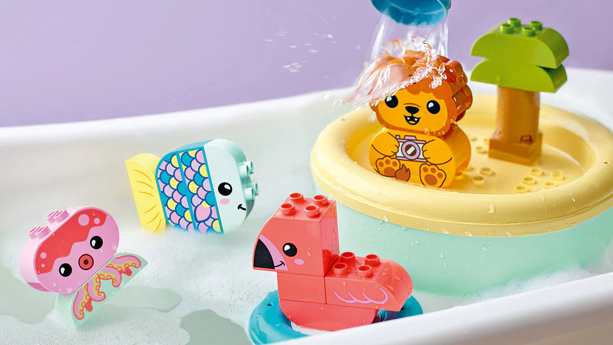 LEGO® DUPLO - Prima mea distracție la baie: Insula plutitoare a animalelor 10966, 20 de piese