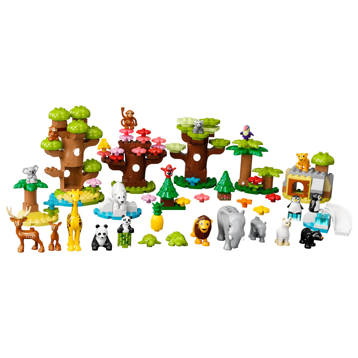 LEGO® DUPLO - Animale sălbatice din întreaga lume 10975, 142 de piese