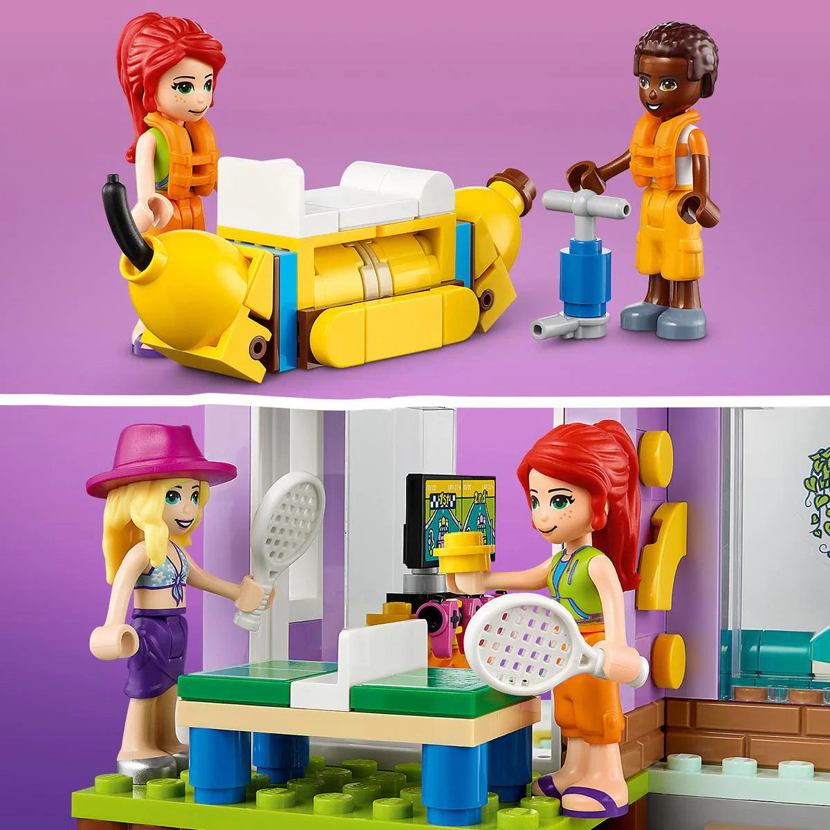 LEGO® Friends - Vila de pe plajă 41709, 686 de piese