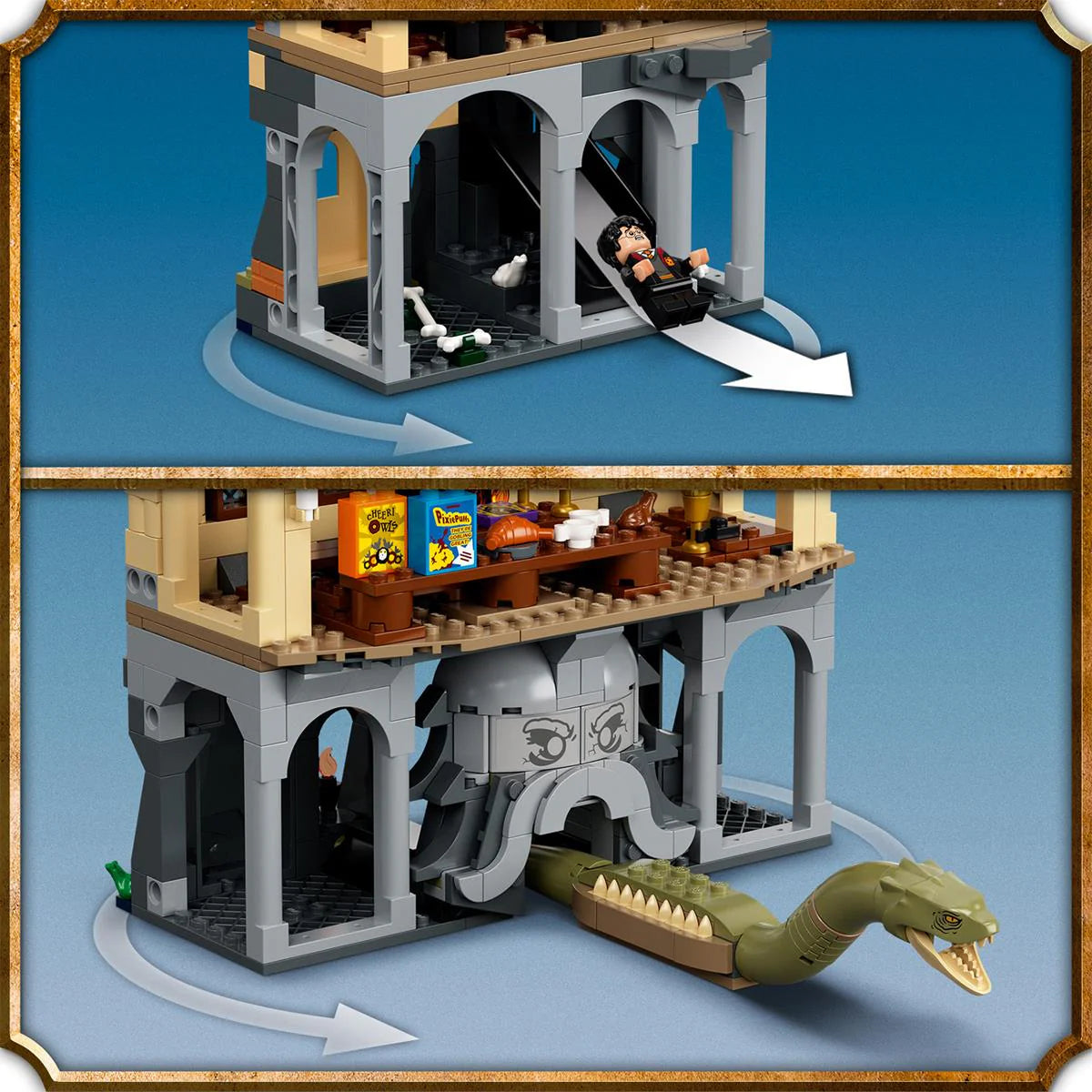 LEGO Harry Potter - Camera Secretelor de la Hogwarts 76389, 1176 de piese