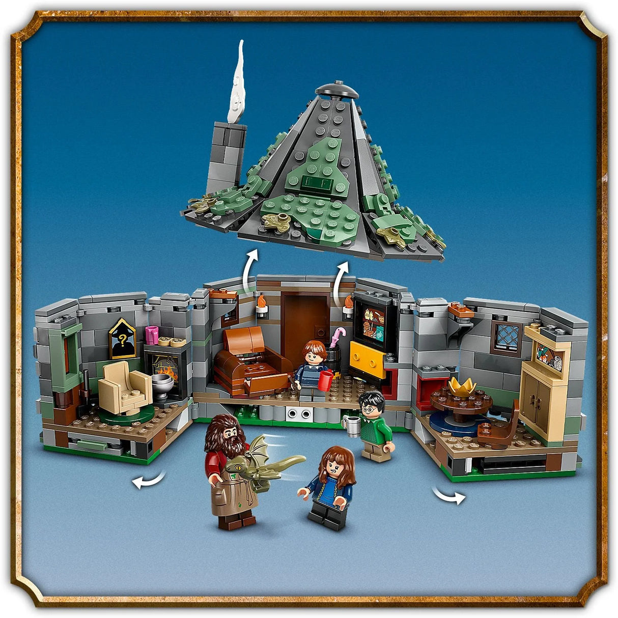 LEGO® Harry Potter - Coliba lui Hagrid: O vizită neașteptată 76428, 896 de piese
