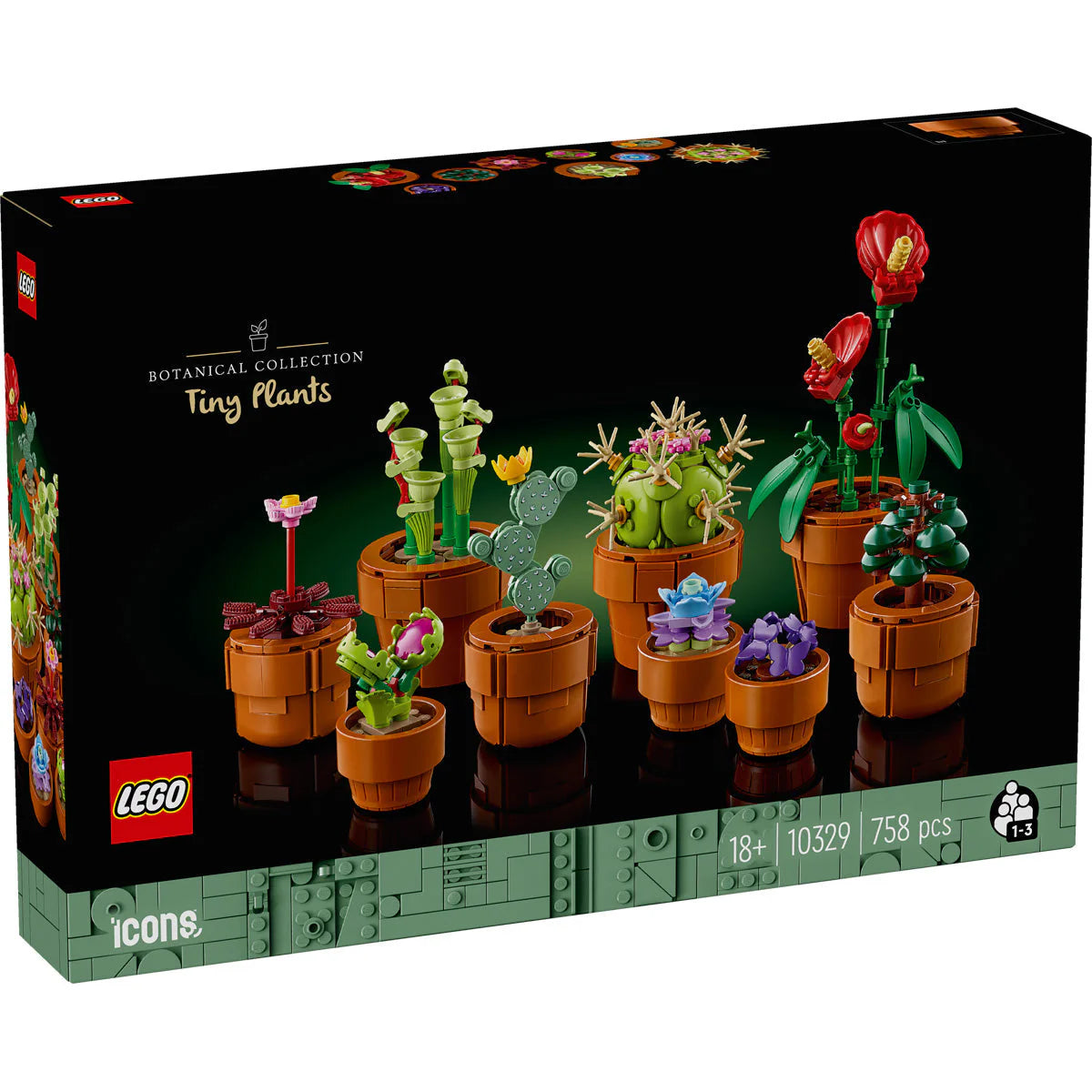 LEGO® Icons Botanical - Plante mici 10329, 758 de piese