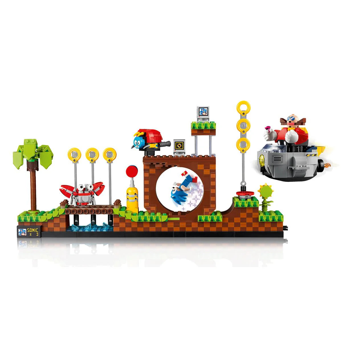 LEGO® Ideas - Sonic the Hedgehog™ - Zona Green Hill 21331, 1125 piese