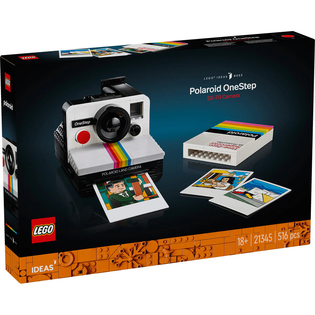 LEGO® IDEAS - Aparat foto Polaroid OneStep SX-70 SX-70 21345, 516 piese