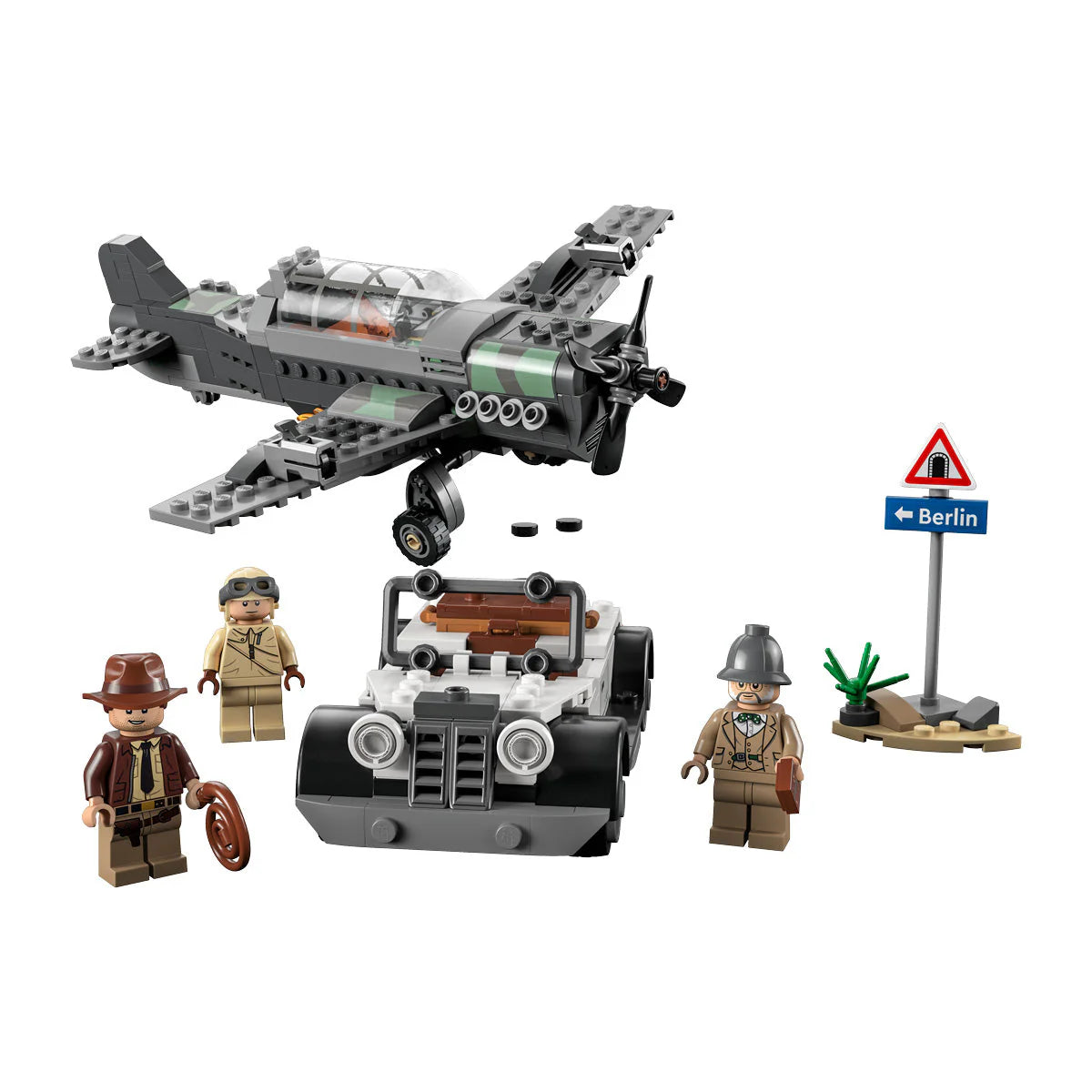 LEGO® Indiana Jones - Urmărirea Fighter 77012, 387 de piese