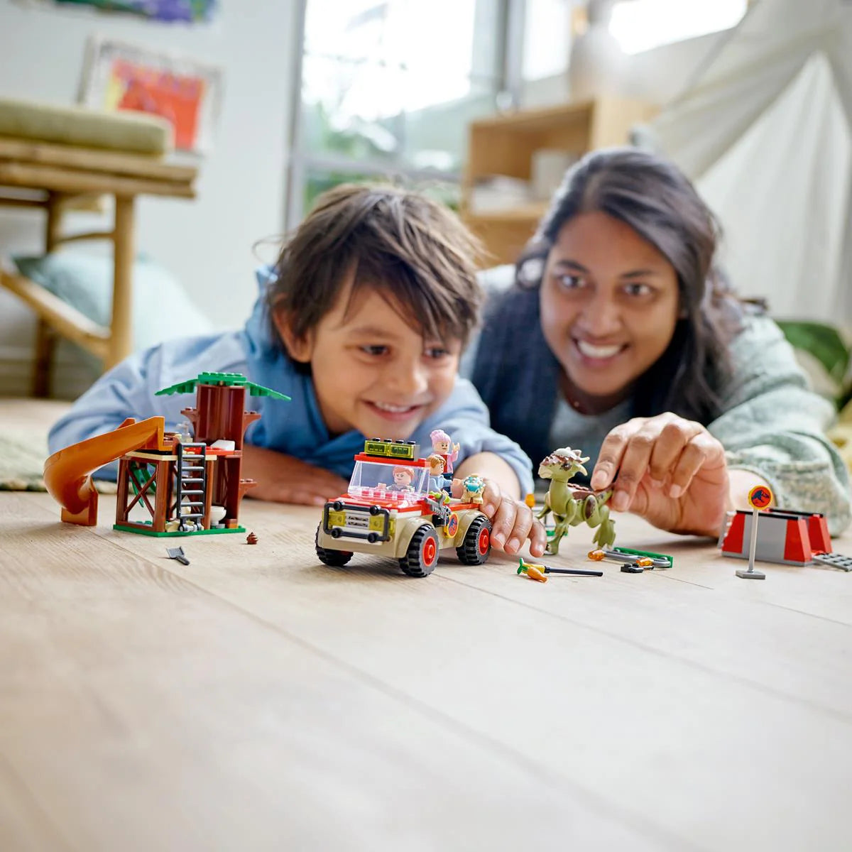 LEGO® Jurassic World - Evadarea cu dinozaurul Stygimoloch 76939, 129 de piese