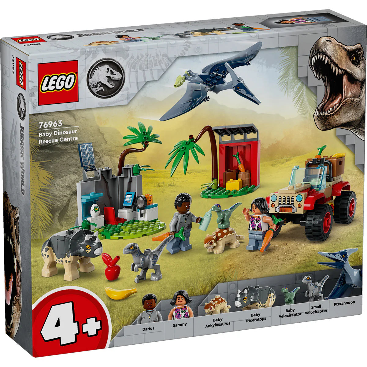 LEGO® Jurassic World - Centrul de salvare a puilor de dinozaur 76963, 139 de piese