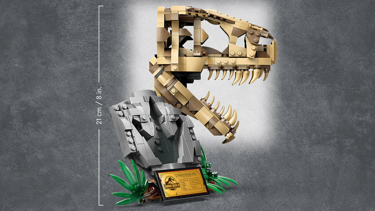 LEGO® Jurassic World - Fosile de dinozaur: Craniu T. REX 76964, 577 de piese