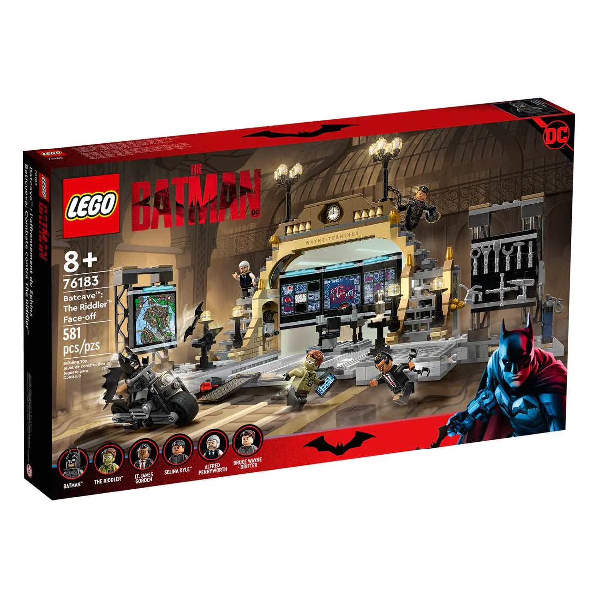 LEGO® Super Heroes - Batcave™: Confruntare cu Riddler™ 76183, 581 de piese
