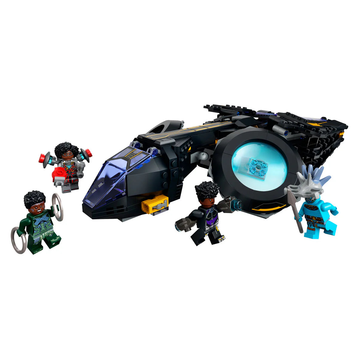 LEGO® Super Heroes - Pasărea soarelui a lui Shuri 76211, 355 de piese