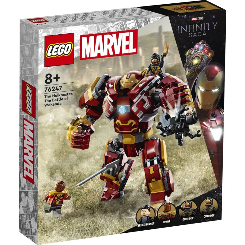 LEGO® Super Heroes - Hulkbuster: Bătălia de la Wakanda 76247, 385 de piese