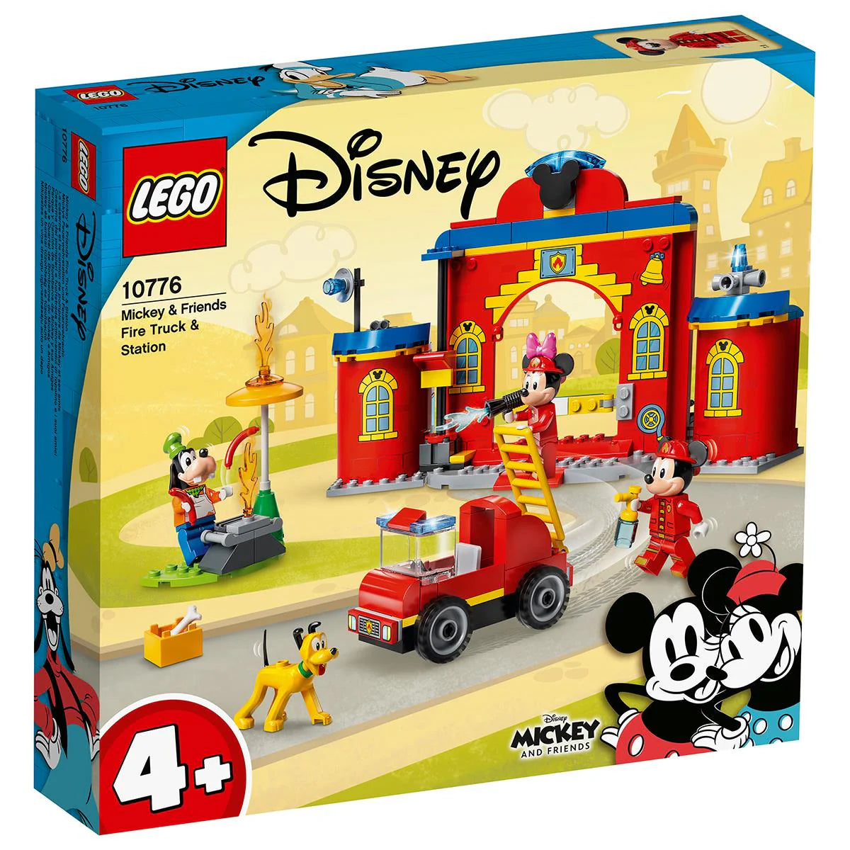 LEGO® Disney Mickey și Prietenii - Stația de pompieri și camionul Mickey și Prietenii, 10776, 144 de piese
