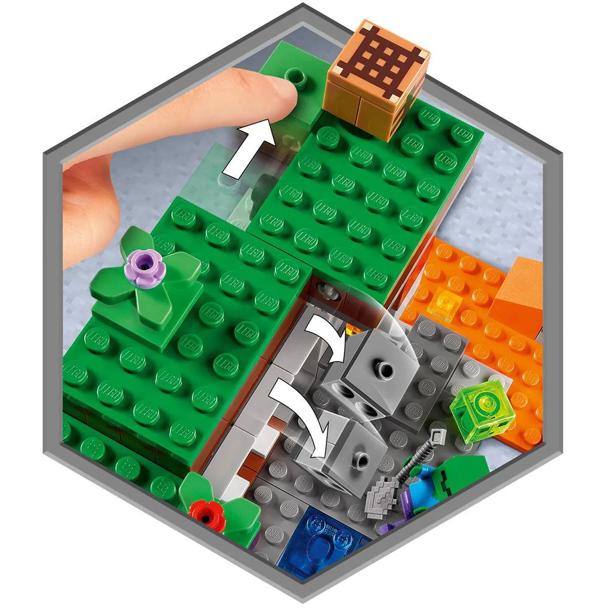 LEGO® Minecraft - Mina abandonată 21166, 248 de piese