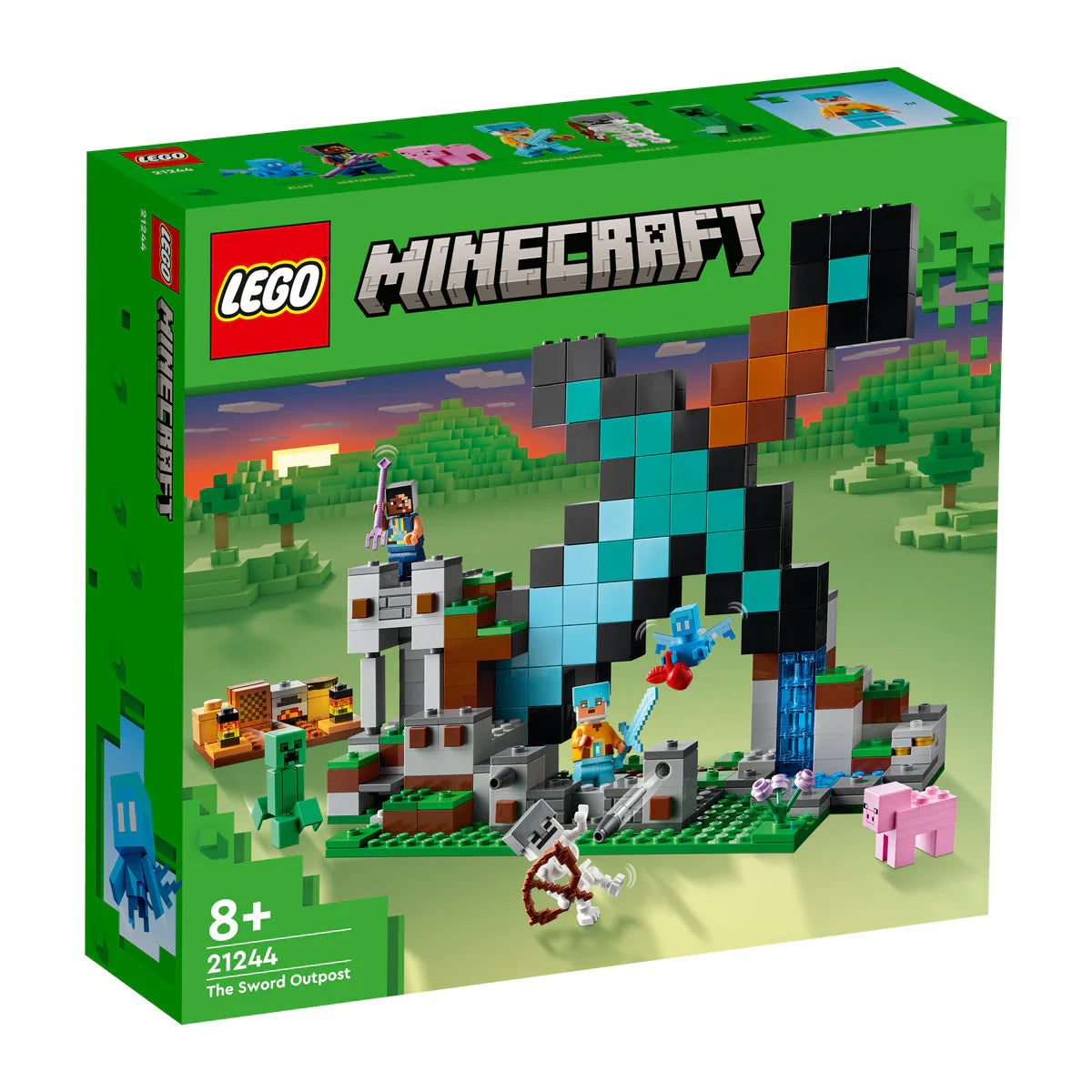 LEGO® Minecraft - Avanpostul cu sabii 21244, 427 de piese