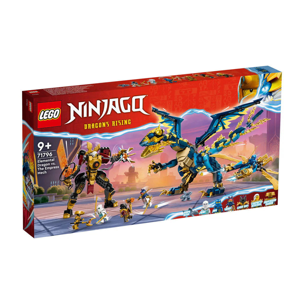 LEGO® Ninjago - Dragonul Elemental vs. robotul Împărătesei 71796, 1038 de piese
