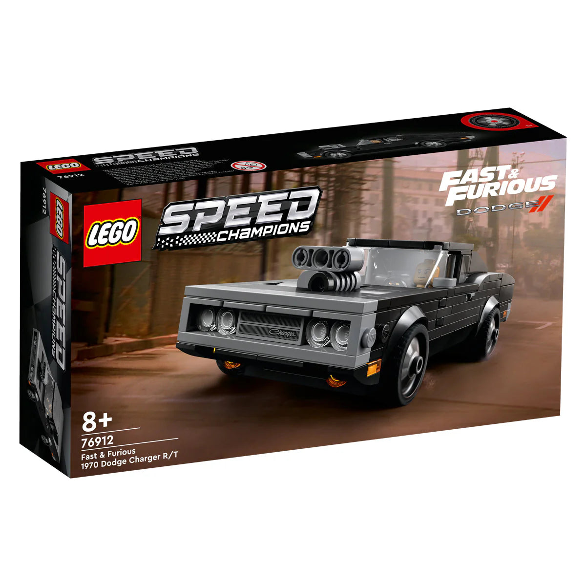 LEGO® Speed Champions - Dodge Charger R/T 1970 Furios și Iute 76912, 345 de piese
