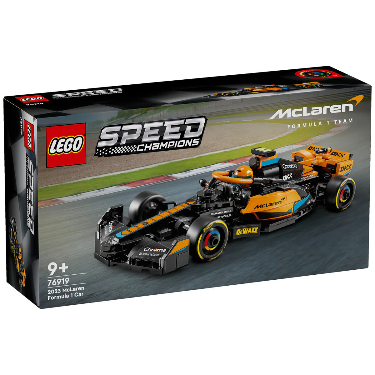 LEGO® Speed Champions - Mașină de curse McLaren Formula 1 2023 76919, 245 de piese