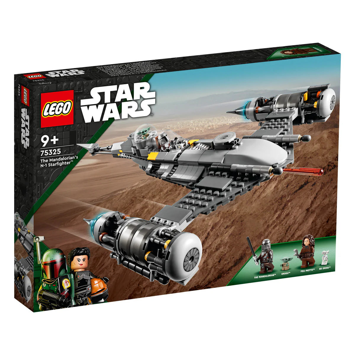 LEGO® Star Wars - Nava de luptă N-1 a Mandalorianului 75325, 412 piese