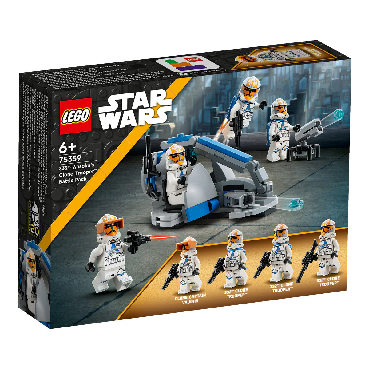LEGO® Star Wars - Pachet de luptă Compania 332 Ahsoka™ Clone Trooper™ 75359, 108 piese