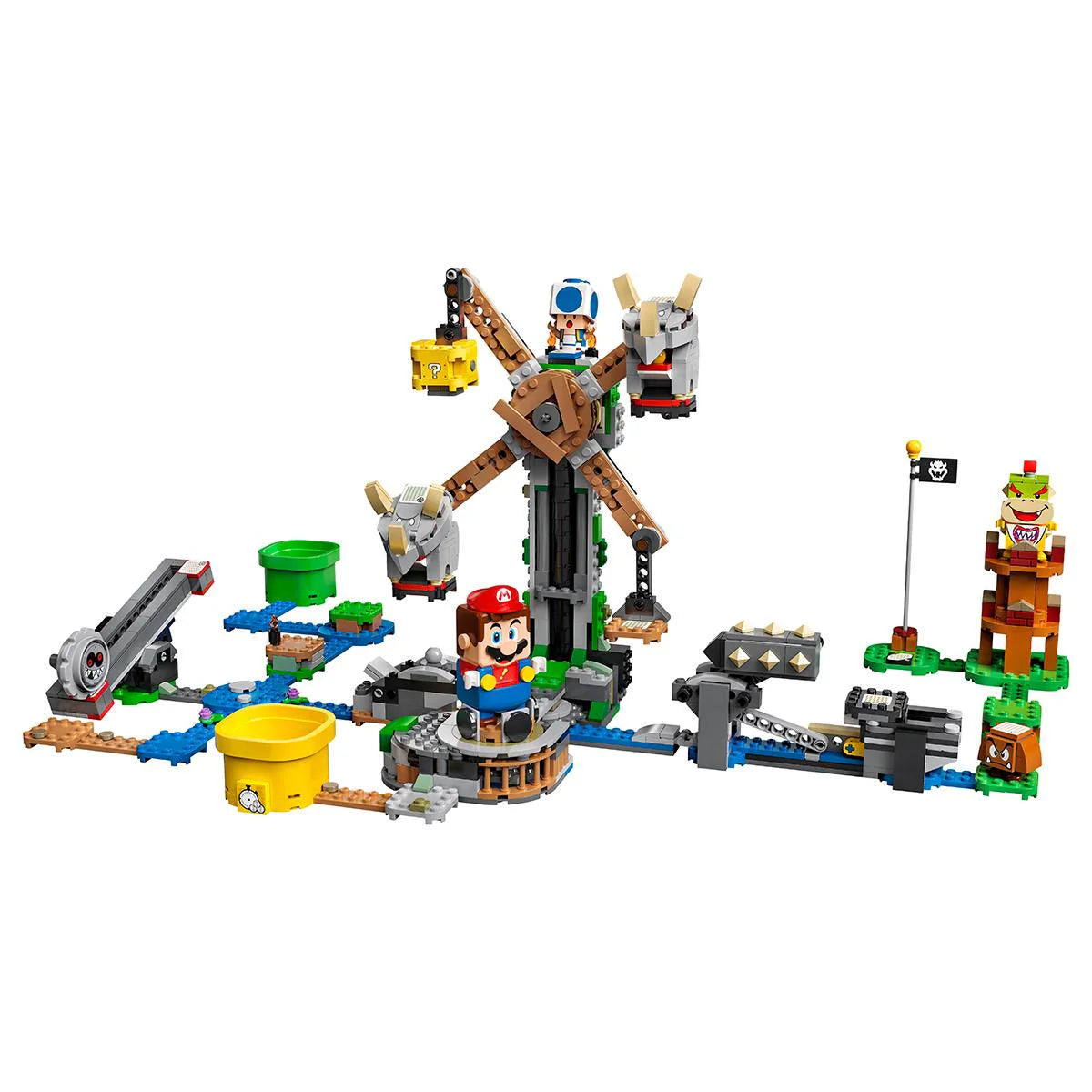 LEGO® Super Mario, Set extensie - Distrugerea lui Reznor 71390, 862 piese