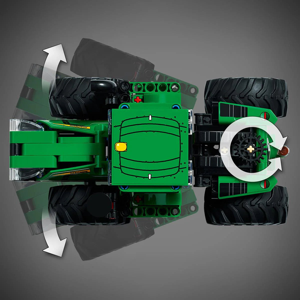 LEGO® Technic - Tractor John Deere 9620R 4WD 42136, 390 de piese