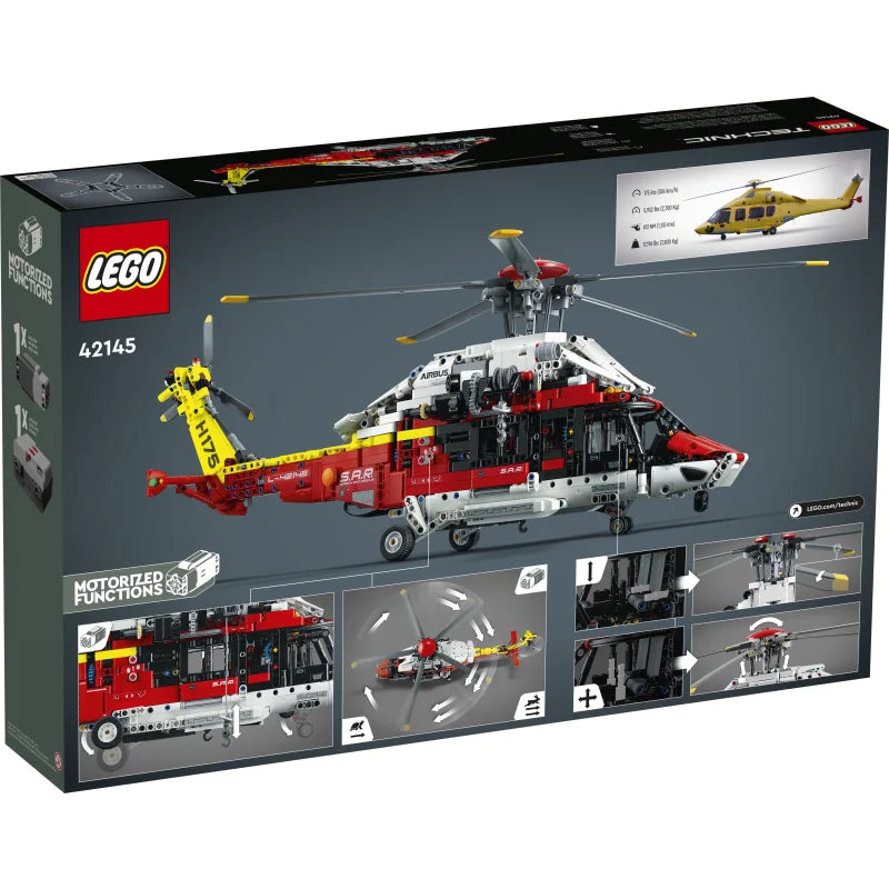 LEGO® Technic - Elicopter de salvare Airbus H175 42145, 2001 piese