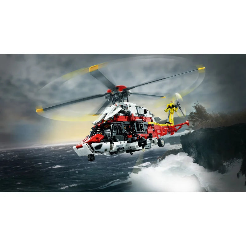 LEGO® Technic - Elicopter de salvare Airbus H175 42145, 2001 piese