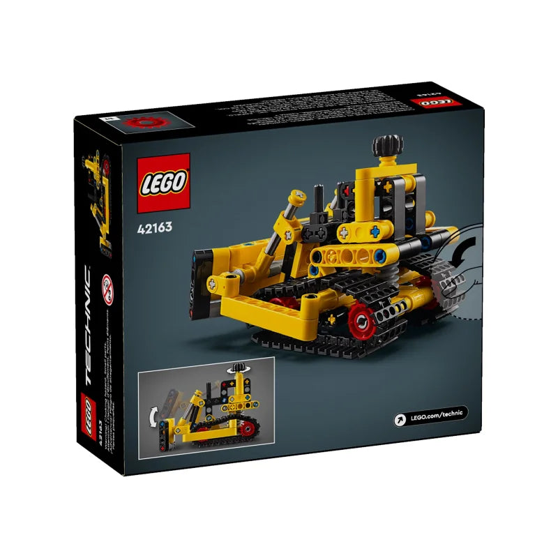 LEGO® Technic - Buldozer de mare tonaj 42163, 195 de piese