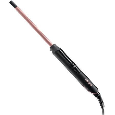 Ondulator de păr BaByliss C449E, 210 °C, bucle afro, înveliș ceramic-cuarț, negru