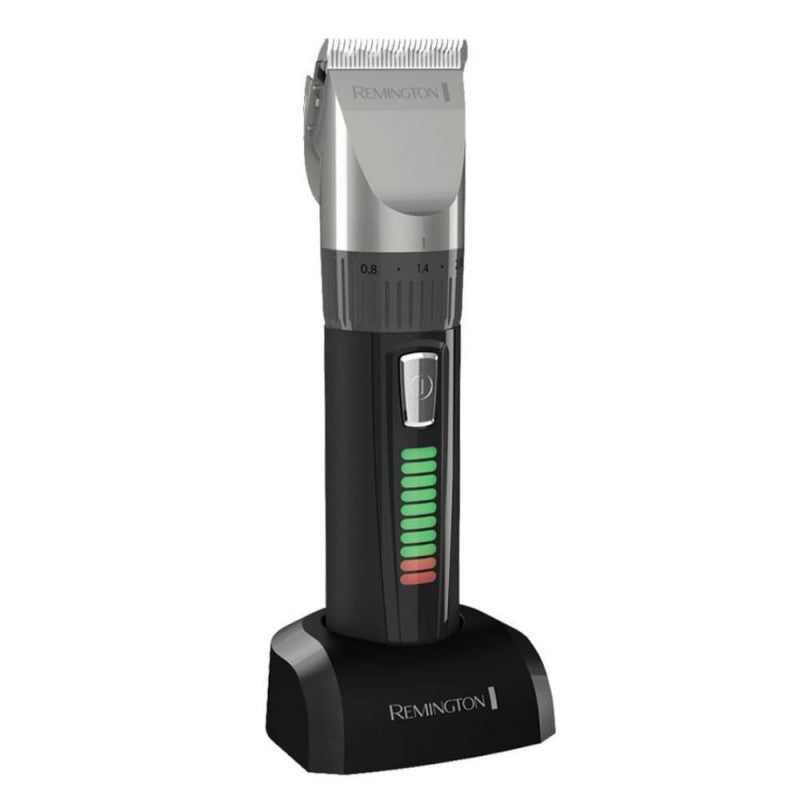 Mașină de tuns Remington HC5810 Genius, fără fir, 10 accesorii, negru/gri