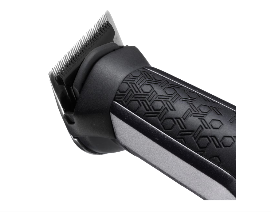 BaByliss MT727E Carbon Titanium Aparat de tuns multifuncțional 10 în 1, 10 accesorii, 3 capete, Funcționare fără baterii până la 60 de minute.