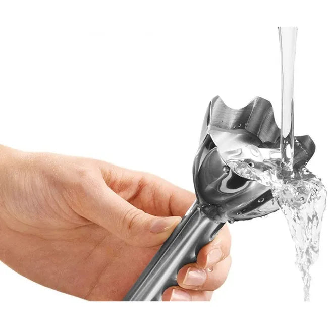 Blender Braun Multiquick 5200, 1000W, 0.6l, 21 setări de viteză, Alb/gri