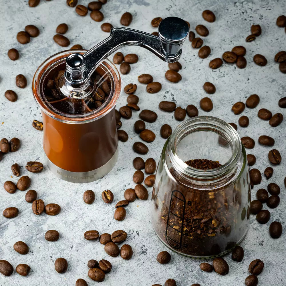 Râșniță de cafea Klausberg 7176, Mecanism ceramic, Rezervor de sticlă