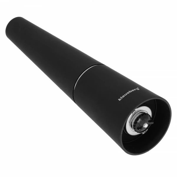 Râșniță electrică Klausberg 7343, acoperire din cauciuc, neagră