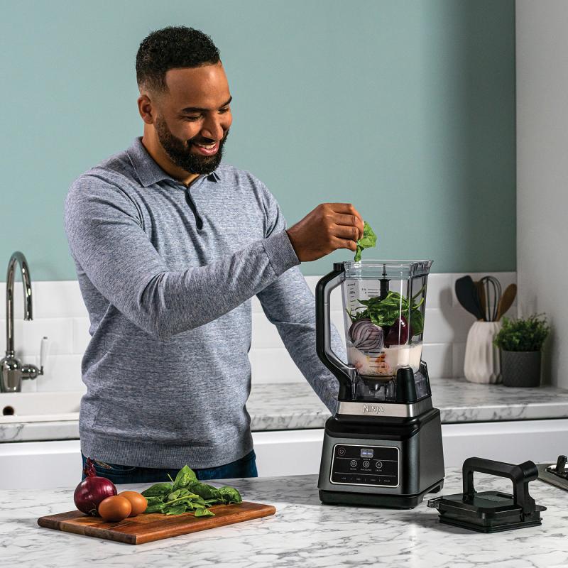 Blender 2 în 1 Ninja BN750EU, 1200W, 2.1 l/700 ml, Negru