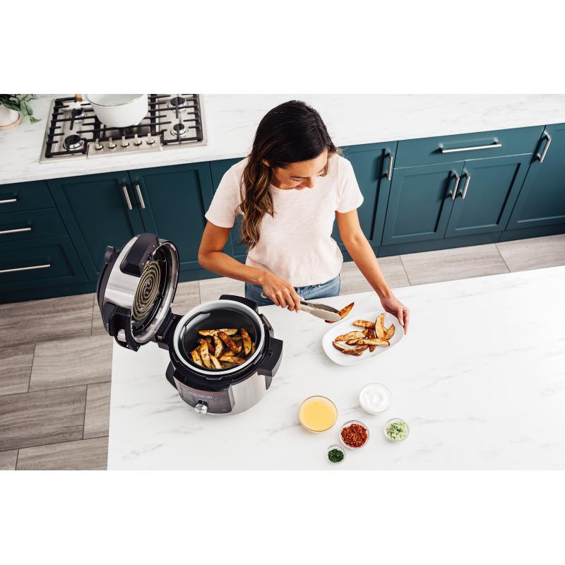 Multicooker 14 în 1 Ninja OL750EU, 1760 W, 7,5 l, 14 programe, Negru/Argintiu