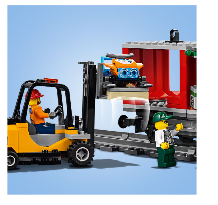 LEGO® City Tren de marfă 60198, 1226 de piese