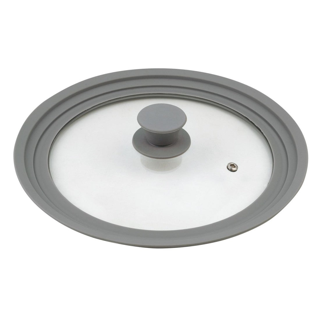 Capac universal din sticlă KingHoff 1649 pentru tigaie, silicon 24, 26, 28 cm