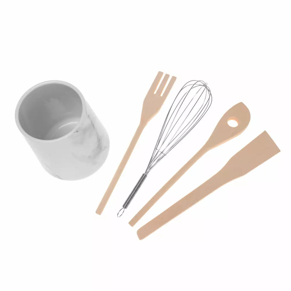 Recipient 5 piese cu ustensile de bucătărie Kassel 93561