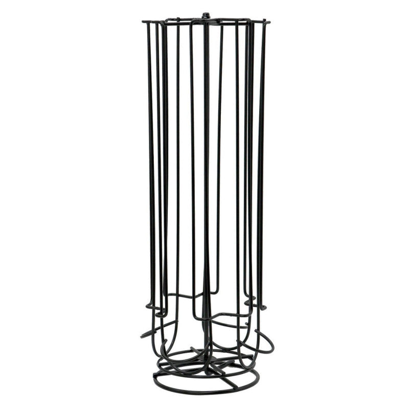Suport pentru capsule de cafea KingHoff 1570, 28 capsule, rotație 360, Metal, Negru