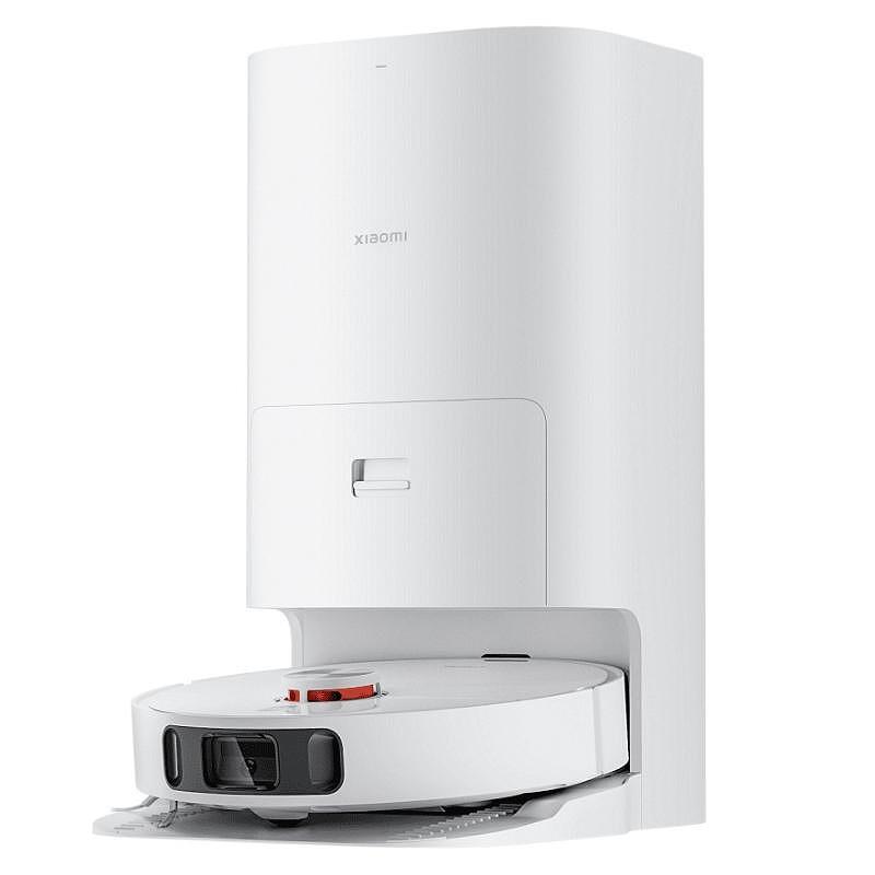 Aspirator robot Xiaomi X10+ BHR6363EU, Wi-Fi, Aspirare și ștergere simultană, 70W, 4800mAh, Putere de aspirare 4000pa, Senzor covor, Recipient praf 350 ml, Recipient apă 800 ml, Stație de golire, Alb